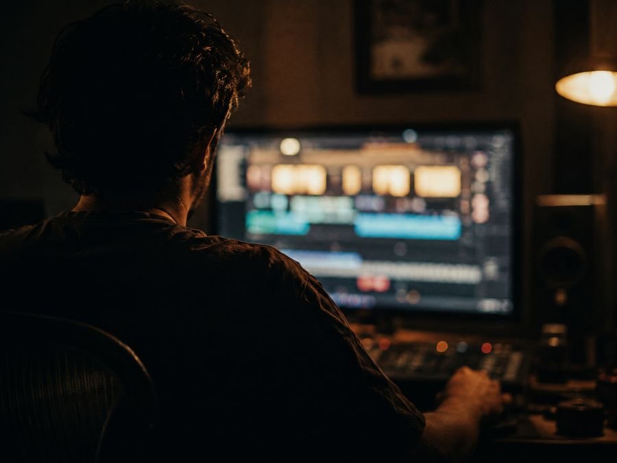 Editor cutting an episode